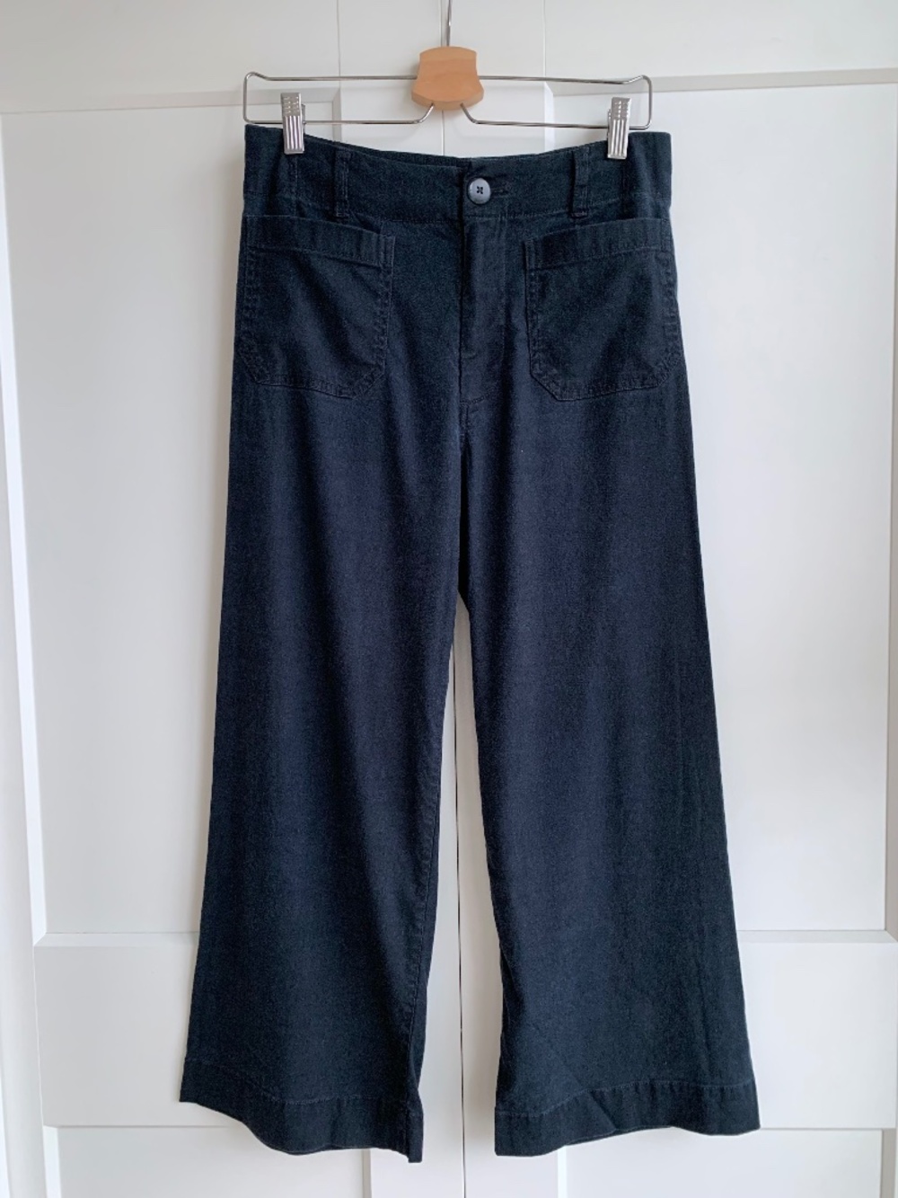 Maeve the Colette by Anthropologie Cropped Wide-Leg linen blended Pants size 27